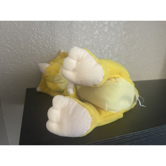 Vtg 1996 The Land Before Time Cera Yellow Dinosaur Plush Toy 9” Universal City - Picture 6 of 8